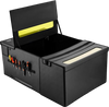 VEVOR Laser Engraver Enclosure, 48 x 31.5 x 19.6", Dual-Direction Viewing, Flame Retardant and Fireproof Protective Cover, with Exhaust Fan and Pipe, Insulates Smoke, Noise and Eye Protection