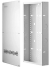 VEVOR Structured Media Enclosure 28-Inch In-Wall Box with Screw-On Cover, Cable Management Network Box, Cold-Rolled Steel, Recessed Electrical Wiring Cabinet, with Knockouts, Flush or Surface Mount