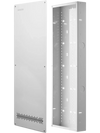 VEVOR Structured Media Enclosure 42-Inch In-Wall Box with Screw-On Cover, Cable Management Network Box, Cold-Rolled Steel, Recessed Electrical Wiring Cabinet, with Knockouts, Flush or Surface Mount