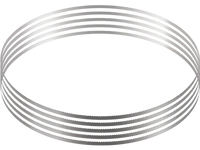 VEVOR Band Saw Blade, 83.5x0.63x0.02 inch, 5 PCS/Pack Meat Bandsaw Blades for Replacement, Carbon Steel Blade, Meat Cutting Blade Wrapped by Rust-Proof Paper, Fit for Commercial Bone Saw Machines