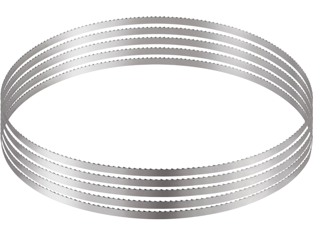 VEVOR Band Saw Blade, 51.2x0.63x0.02 inch, 5 PCS/Pack Meat Bandsaw Blades for Replacement, Carbon Steel Blade, Meat Cutting Blade Wrapped by Rust-Proof Paper, Fit for Commercial Bone Saw Machines