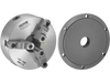 VEVOR 3-Jaw Lathe Chuck, 8 Inch (200 mm), Self-Centering Chuck with 2 1/4 in-8 Threaded Backing Plate, 0.16-7.87 in (4-200 mm) Clamping Range with T-wrench Screws, HT300 Material, for Wood Metal Lathe
