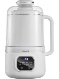 VEVOR 8-in-1 Nut Milk Maker, 34 oz Soy Milk Maker with 200W Blending, for Homemade Oat, Nut, Soy, Juice, Milkshake, Rice Cereal, Plant-Based Beverages with Self-Cleaning, Boil Water, 12-Hour Delay