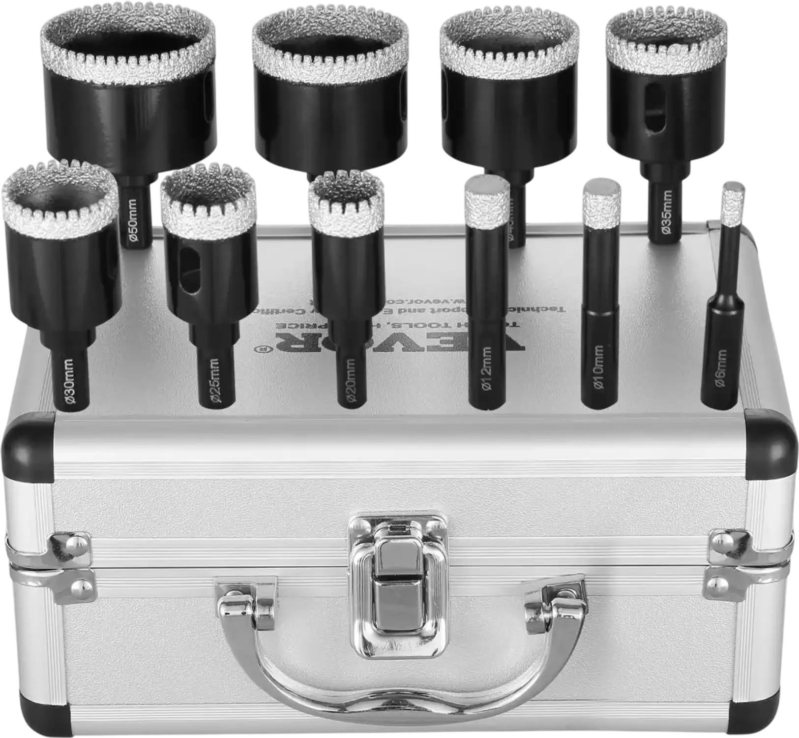 Vevor Diamond Core Drill Bit Set Hole Saw Kit New