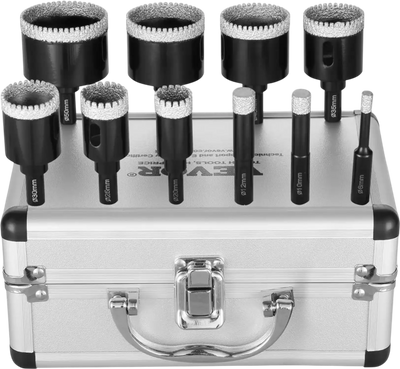 Vevor Diamond Core Drill Bit Set Hole Saw Kit New