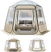 VEVOR Pop up Bubble Tent, 10 x 9.2 ft Waterproof & UV-Resistant, Clear Camping Tent Shelter, Outdoor Garden Dome Igloo Tents with Windows, 540° Panoramic View, for 4-8 Persons Patio Backyard