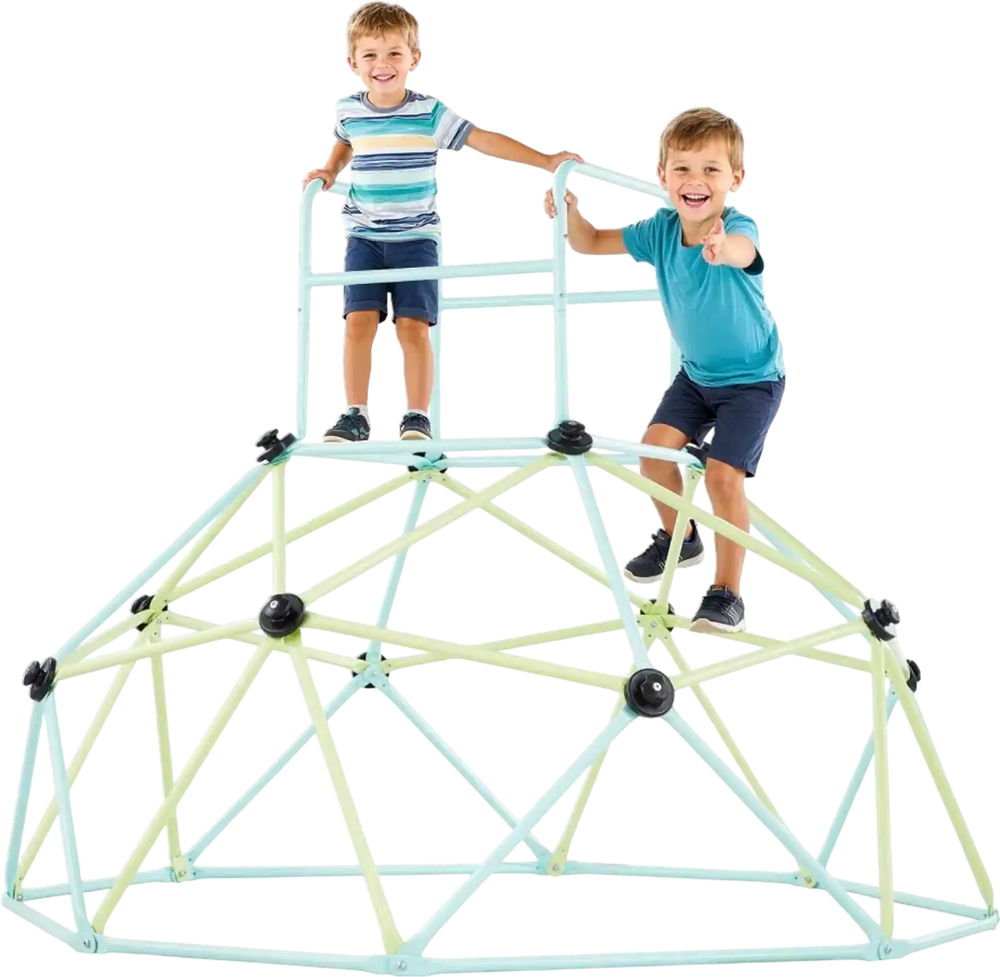 VEVOR Climbing Dome, 6FT Geometric Dome Climber for Kids, 600LBS Loading Indoor/Outdoor Jungle Gym Playground, Easy-Assembly Backyard Climbing Play Equipment for Boys Girls 3 to 10 Years Old
