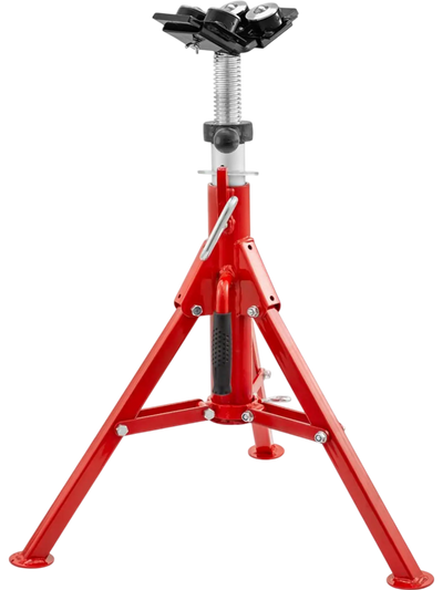 Vevor Pipe Jack Stand 4-Ball Transfer V-Head Folding Legs 24
