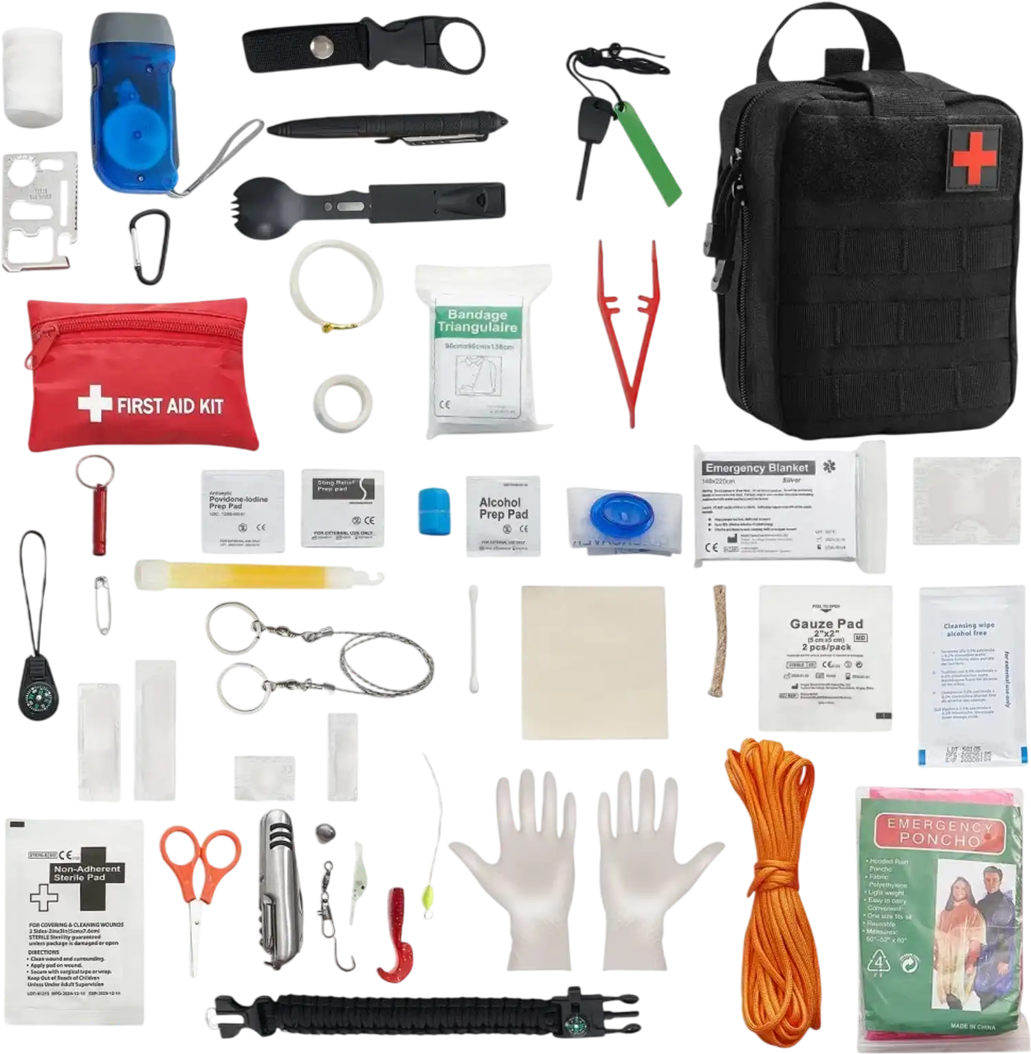 Vevor First Aid Kit 250-Piece Survival Medical Bag New