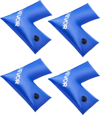 Vevor Pool Water Tubes Corner Winter Water Bags 4 Pack 22.4 x 22.2