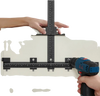 VEVOR Cabinet Hardware Jig, Aluminum Alloy Cabinet Handle Jig with Center Punch, Adjustable Cabinet Hardware Template Tool, for Installation of Door Drawer Front Knobs Handles and Pulls