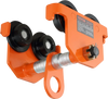 VEVOR Manual Trolley, 4400 lbs/2 Ton Load Capacity, Push Beam Trolley with Dual Wheels, Adjustable for I-Beam Flange Width 2.5" to 8", Heavy Duty Alloy Steel Garage Hoist for Straight Curved I Beam