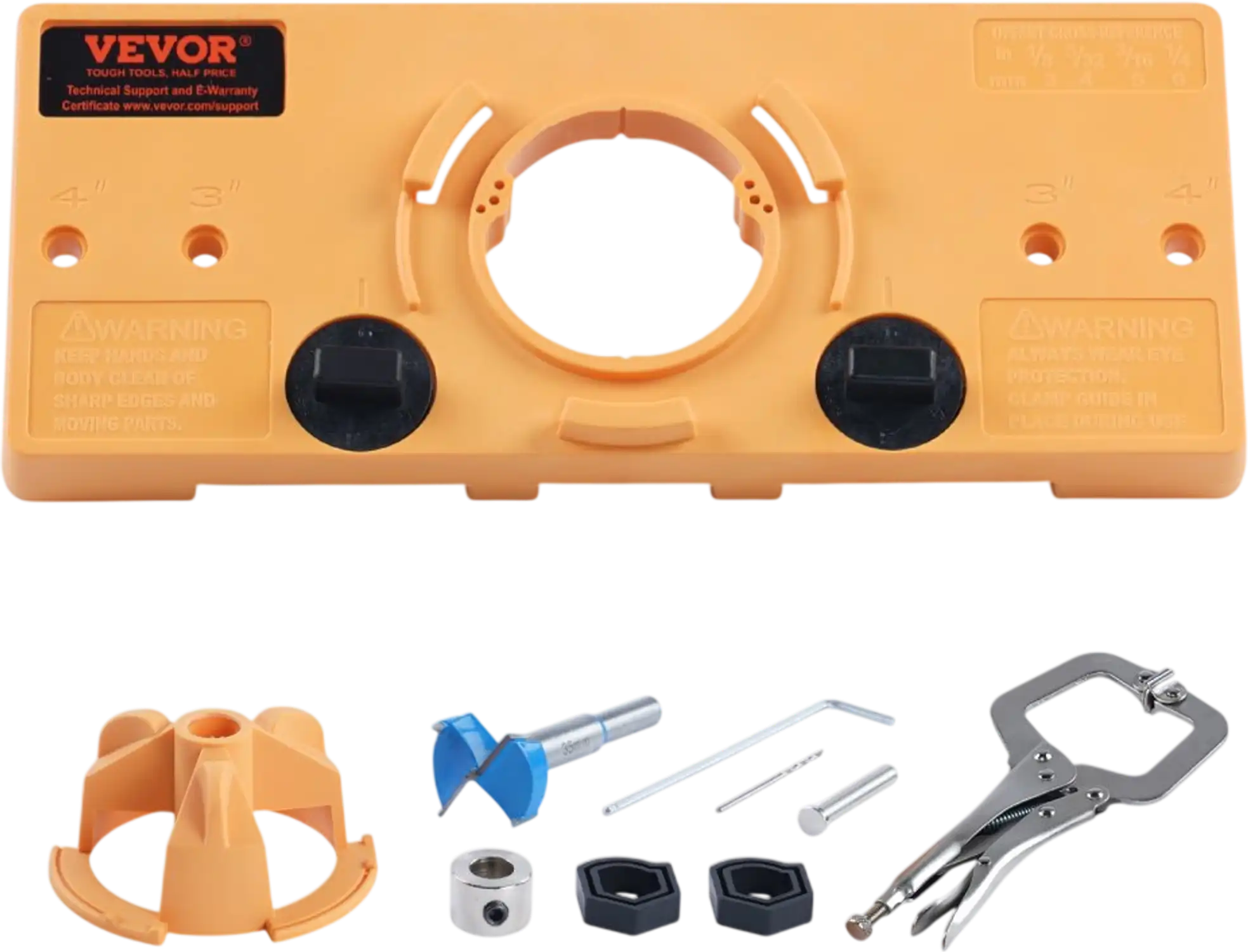 Vevor Concealed Hinge Jig Cabinet Hinge Drill Guide Kit New