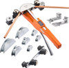VEVOR Tubing Bender Kit, 1/4 to 7/8 Inch, Compact Ratcheting Tube Pipe Bender, Forward/Reverse Hand Bending Tool, with 7 Aluminium Alloy Dies, for Copper HVAC Air Conditioning Refrigeration Repair