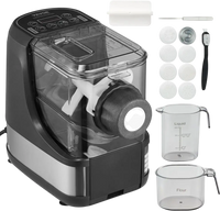 VEVOR Electric Pasta Maker, 150W Automatic Noodle Maker Machine with 8 Pasta Shapes, 4 Intelligent Modes, 500g Flour Capacity Pasta Maker Machine with Measuring Cups, Cleaning Brush for Home Kitchen