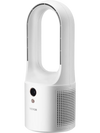 VEVOR Desk Fan Bladeless, 12.99 Inch Kids-Friendly Personal Portable Desk Fan, 6-Speed USB Quiet Cooling Small Tower Fan with Button Control, Blows Cold Air for Office, Home (Plug to Use, No Battery)
