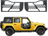 VEVOR Jeep Tube Doors, 2-Door, Hunting Style Jeep Tubular Door with Heavy-Duty Hinges & OE Latch, Jeep Doors with Rubber Pads & Toughened Steel Tube, Fit for 2007-2018 Jeep Wrangler JK