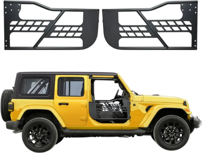 Vevor Tube Doors Jeep Wrangler JK 2-Door Hunting Style Front Pair New