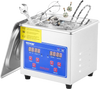 VEVOR Professional Ultrasonic Cleaner, 0.3 L Ultrasonic Jewelry Cleaner with Digital Timer & Heater, Stainless Steel Industrial Sonic Cleaner 40kHz for Glasses, Watches, Rings, Small Parts