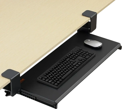 Vevor Keyboard Tray Clamp-On Under Desk Pull-Out 26.8
