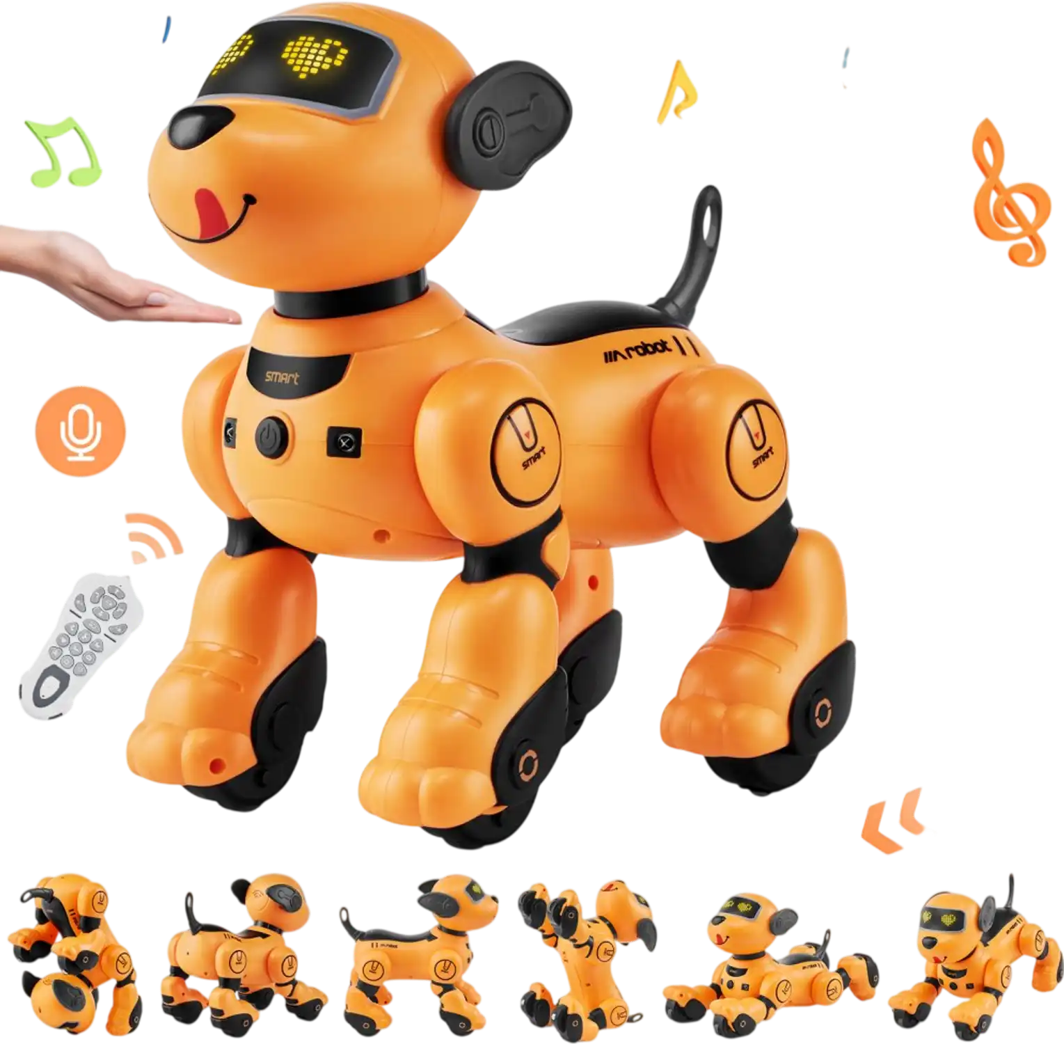 Vevor Robot Dog Voice Command RC Interactive Toy New