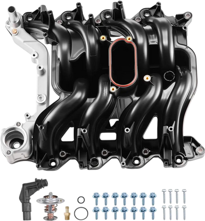 VEVOR Intake Manifold, with Gasket, Engine Intake Manifold Assembly Compatible with 2000-2004 Ford F150/F250/F350, Replace 615-188, AC2Z-9424-A, 2L1Z-9424-AA, 4C2Z-9424-CA, 5C2Z-9424-AA, 9C2Z-9424-AA