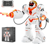VEVOR RC Robot Toys for Kids, Battle Mode Programmable Remote Control Smart Robot with Bullets, Interactive Walking Dancing Robot for Age 3 4 5 6 7 8 10 12 Year Old Boys Girls Birthday Gift Present