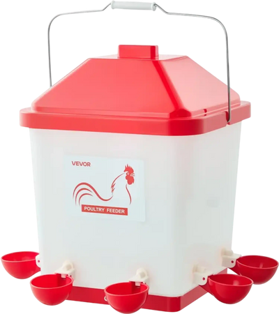 Vevor Chicken Waterer 5 Gallon Automatic Gravity Poultry Waterer New