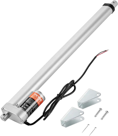 VEVOR Linear Actuator 12V, 18 Inch High Load 330lbs/1500N Linear Actuator, 0.19