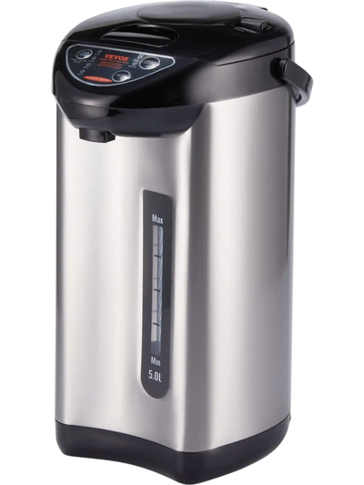 VEVOR Hot Water Dispenser, Adjustable 4 Temperatures Water Boiler and Warmer, 304 Stainless Steel Countertop Water Heater, 3-Way Dispense for Tea, Coffee and Baby Formula, 5L/169 oz