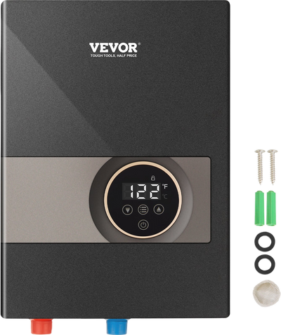 Vevor Electric Tankless Water Heater 8kW with Digital Temp Display 240V New