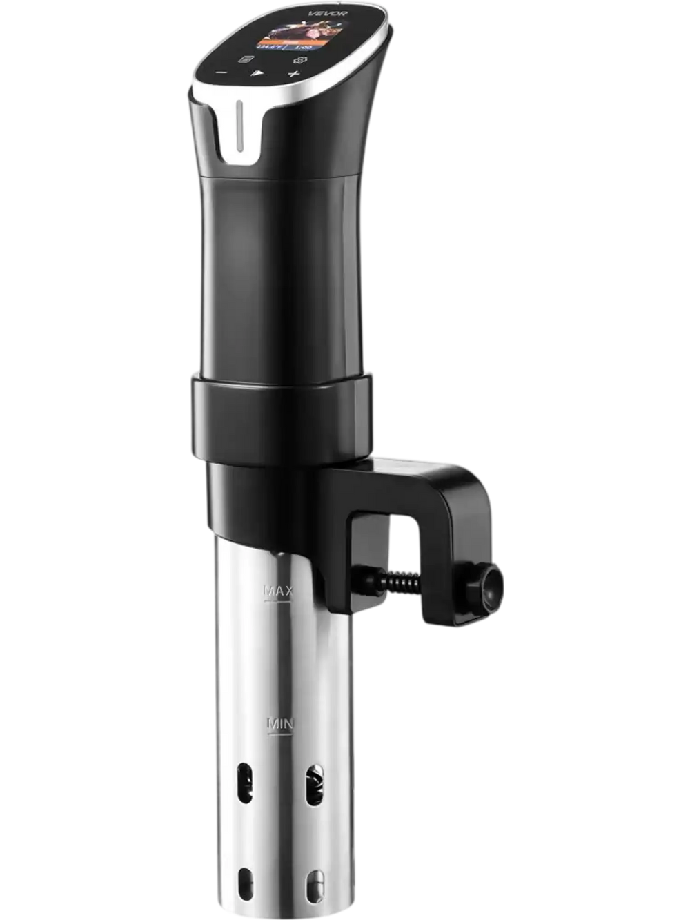 VEVOR Sous Vide Precision Cooker, 1100W Sous-Vide Cooking Machine, WIFI Immersion Circulator with 10 Preset Recipes, LCD Touchscreen, Fast-Heating, Accurate Temperature & Timer, App Control