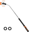 VEVOR Watering Wand, 36-Inch Extra Long Heavy Duty Garden Hose Wand with 8 Spray Patterns & 180° Swivel Head, Long Hose Nozzle Sprayer with on/off Thumb Control, Ideal for Hanging Baskets, Shrubs, Lawn