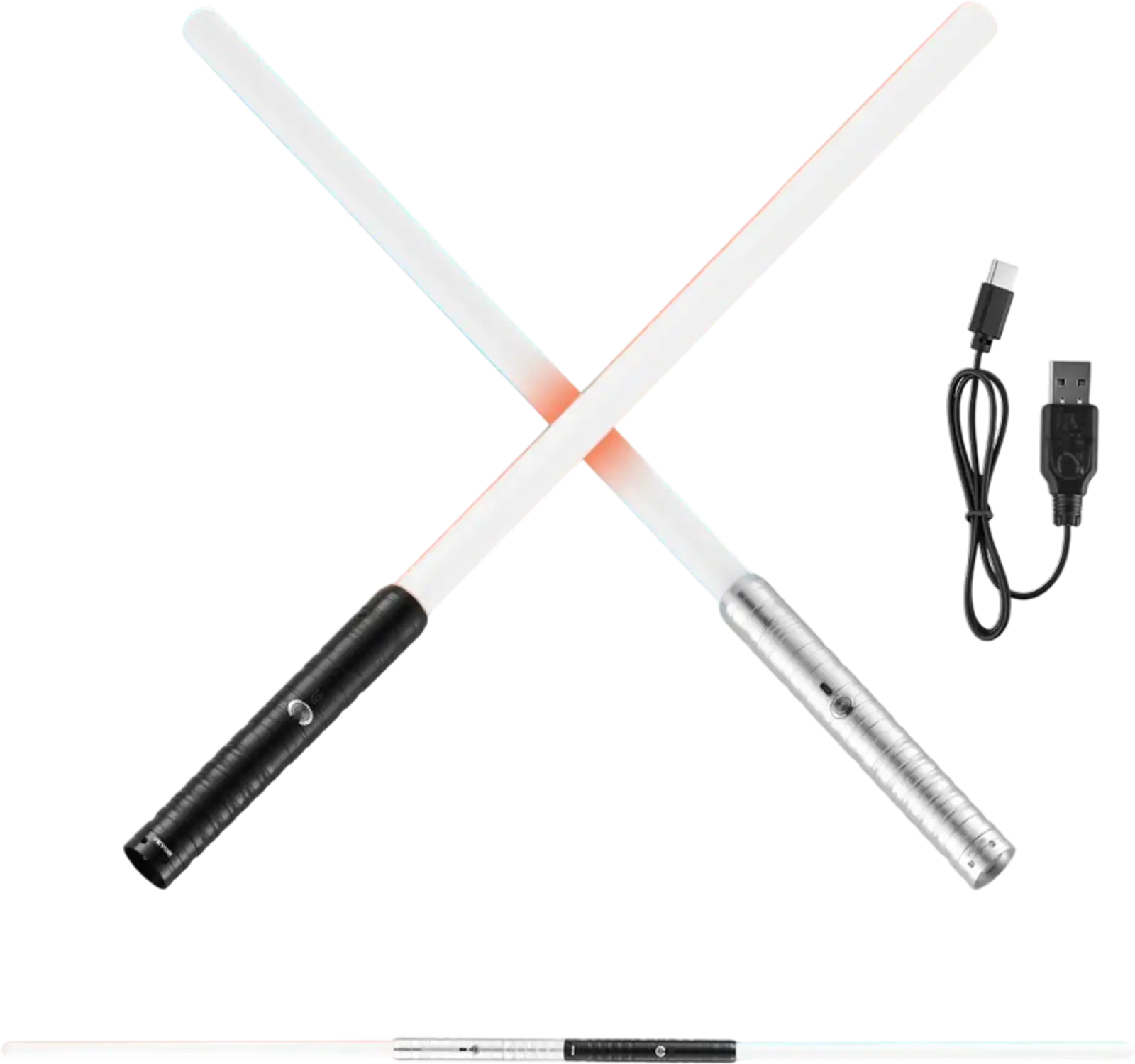 Vevor Light Sword 2-Pack RGB Rechargeable Dueling Toy New