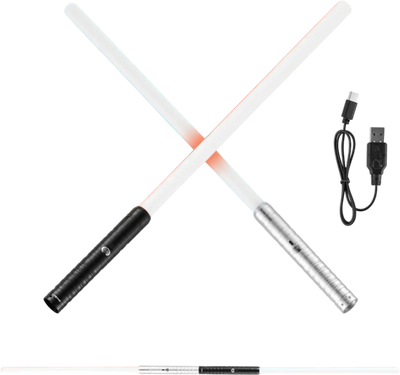 Vevor Light Sword 2-Pack RGB Rechargeable Dueling Toy New