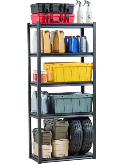 VEVOR Storage Shelves, 2000 lbs, 5 Tier Garage Storage Shelving, 16