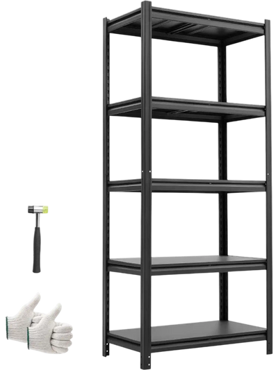 Vevor Storage Shelves 5-Tier Adjustable Garage Shelving 2000 lbs Capacity 35.83