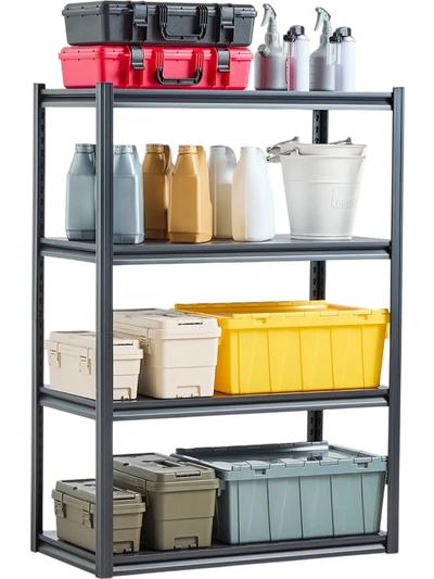 VEVOR Storage Shelves, 2400 lbs, 4 Tier Garage Storage Shelving, 20