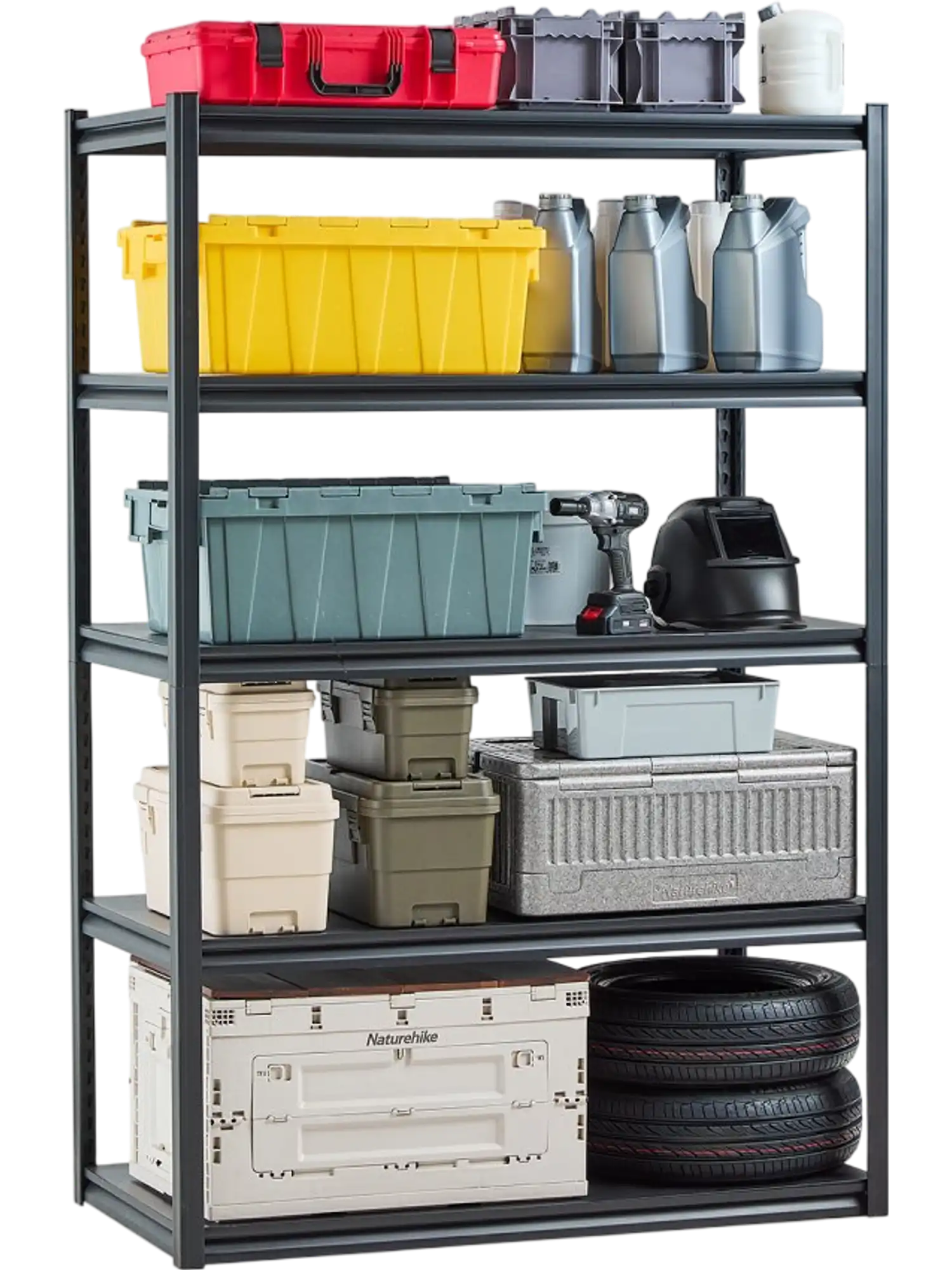 Vevor Storage Shelves 5-Tier Heavy Duty Garage Shelving Rack 24