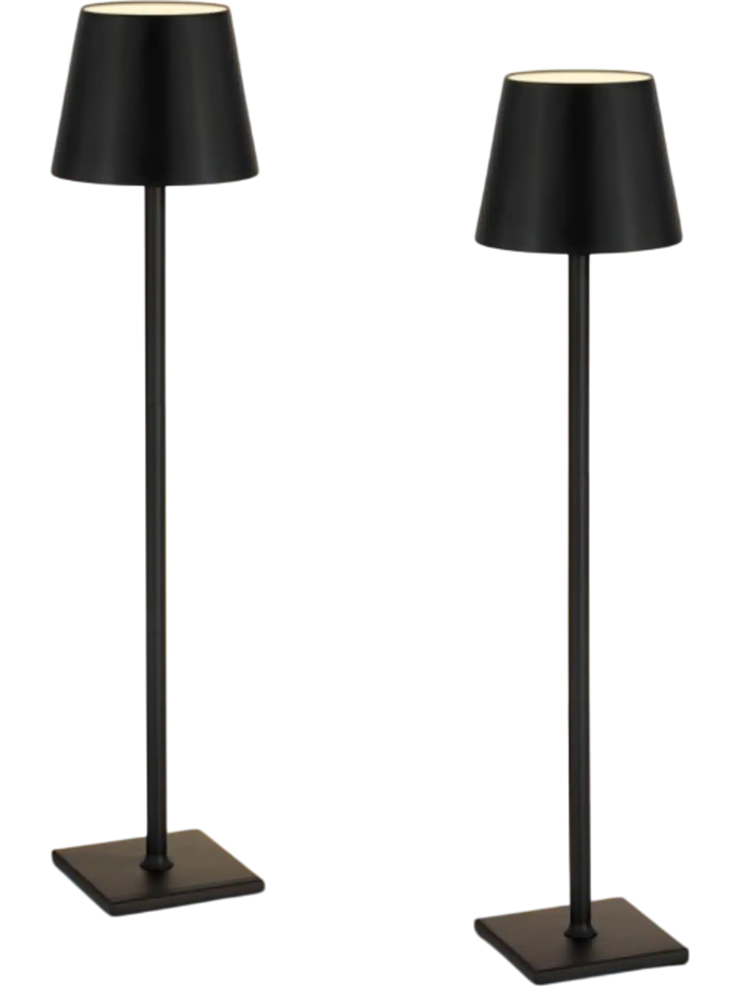 Vevor Table Lamp Cordless Rechargeable 2-Pack Adjustable Height Black New