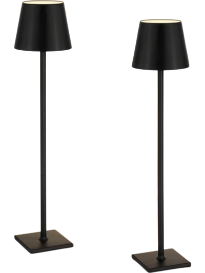 Vevor Table Lamp Cordless Rechargeable 2-Pack Adjustable Height Black New