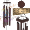 VEVOR Wind Chimes for Outside, 45 in, Deep Tone Wind Chimes with 6 Tubes, Unique Large Memorial Wind Chimes for Anniversary, Amazing Outdoor Decor for Your Patio, Porch, Garden and Backyard, Bronze