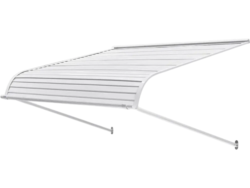 VEVOR Aluminum Awning 48 x 42 in, Durable Window Awning Door Canopy, Lightweight and Stable Aluminum Exterior Awnings Rain Snow Sunlight Protection for Door Entrance Windows Patio Porch