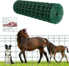 VEVOR Farm Fence, 39 x 787 in, 4 x 4 in Mesh 2.1mm Galvanized Steel Wire Fencing for Cattle, Hog & Sheep, Heavy Duty Vinyl Coated Livestock Fence for Animal Enclosures, Cage Wire, Garden Fences, Green