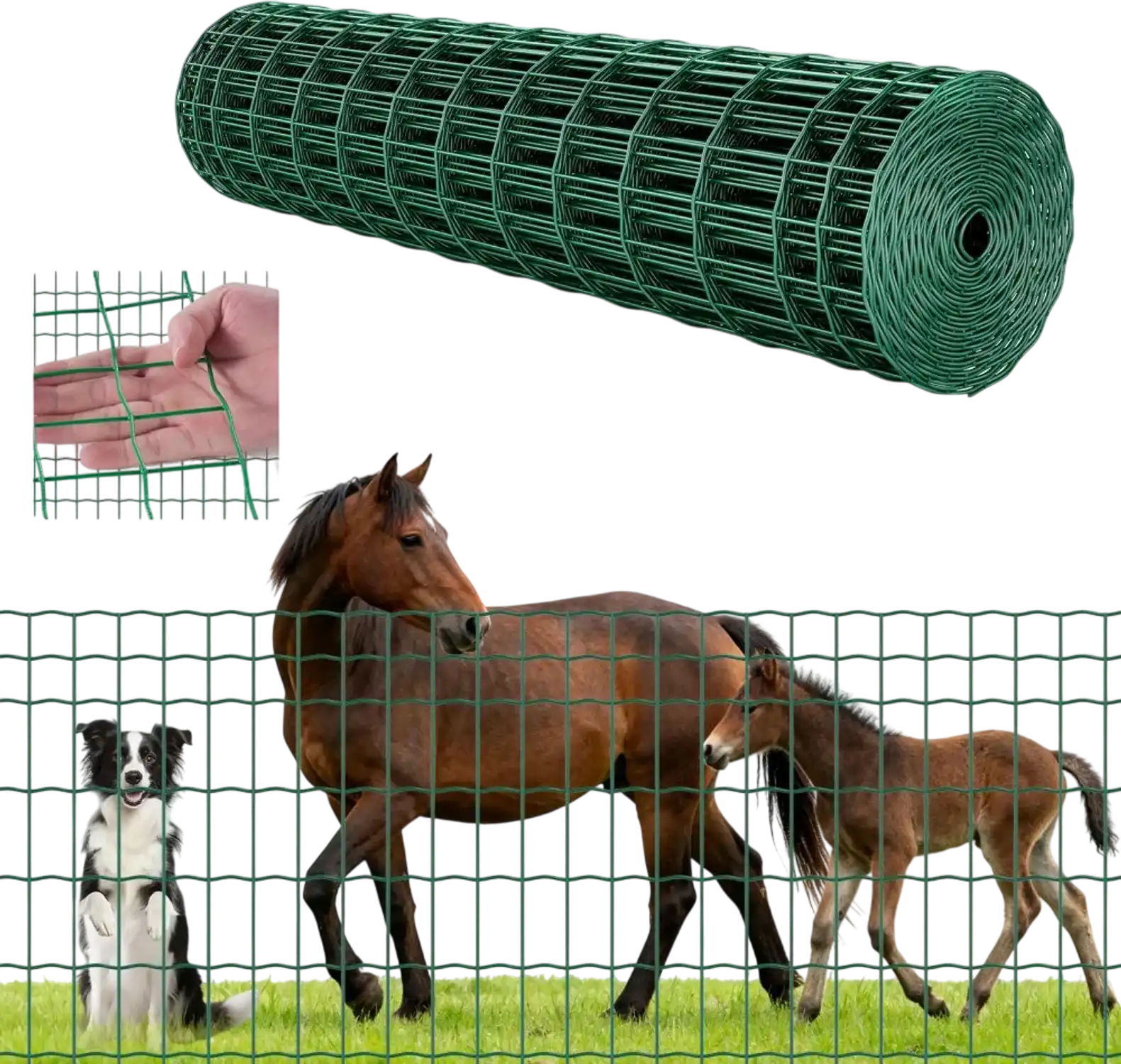 Vevor Farm Fence Vinyl-Coated Galvanized Steel Wire 47.2