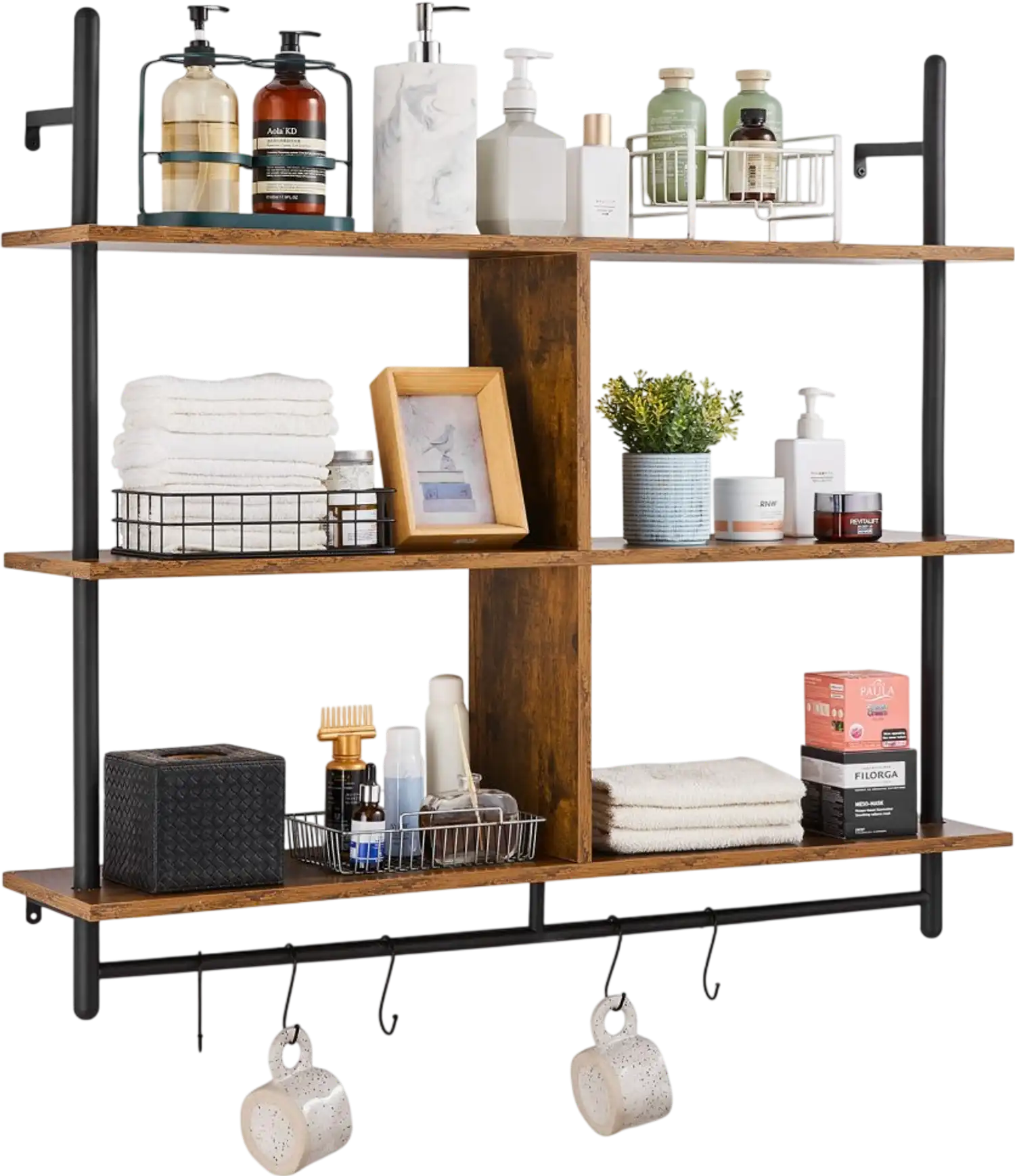 Vevor Pipe Shelf 3-Tier 41.5