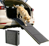 VEVOR Dog Ramp for Cars, 71" L x 17" W, Folding Pet Ramps for Medium & Large Dogs up to 250lbs, Pet Stair Ramp with Non-Slip Felt Rug Surface, Portable Outdoor Dog Car Ramps for SUV & Truck