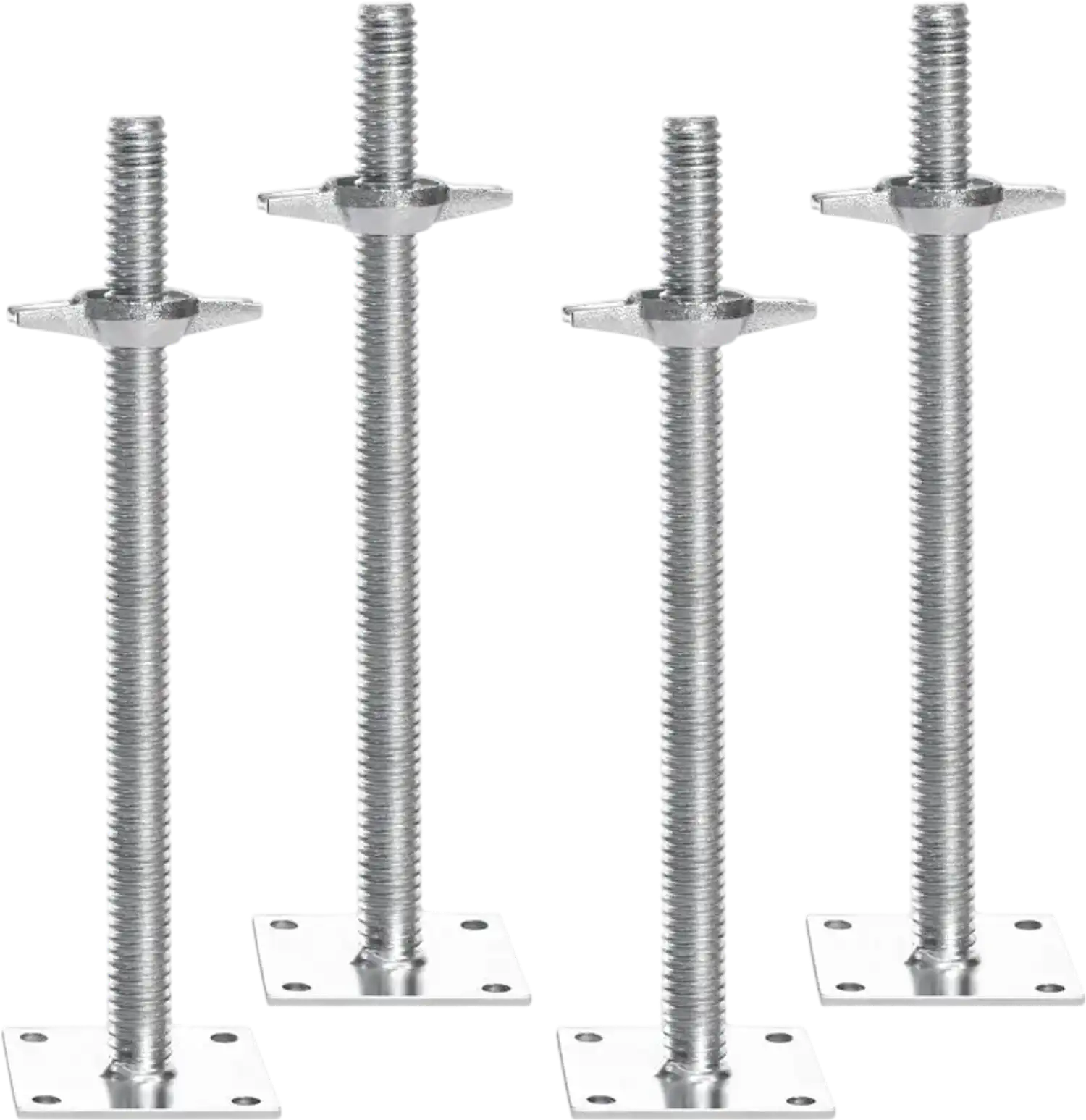 Vevor Leveling Jack Adjustable Scaffold Screw Jack Set 4 Pcs New