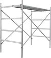 VEVOR Scaffolding Cross Brace 6ft x 4ft, 4-Pack Solid Carbon Steel Scaffold Cross Supports, X-Shaped Scaffolding Safety Accessory with Rust-Proof & Corrosion-Proof Galvanized Surface, Silver