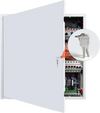 VEVOR Access Panel for Drywall, 25.2 x 25.2 in Galvanized Steel Access Door, Easy Install Hinged Service Panel with Key, for Ceiling Plumbing Electrical, 24.4 x 24.4 in Cutout Size, White